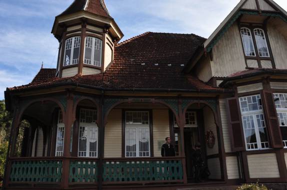 Visitando o Castelinho, em Canela - RS